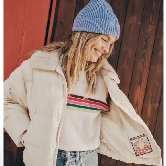 Marine Layer Jackets & Blazers - Marine Layer Charlotte Crop Puffer Jacket | Down Filled Puffer | Size XS